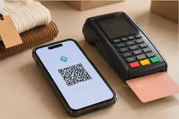 Pagamento por QR Code e cartão